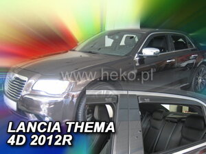 Deflektory okien Lancia THEMA 4d 2012r.→ (+zadné 2 ks)