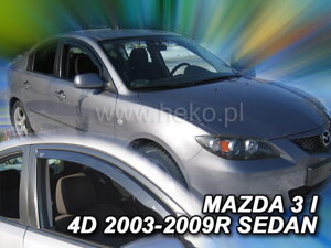 Deflektory okien MAZDA 3 I 5d  08/2003-2009r.