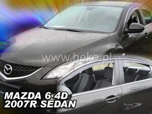 Deflektory okien MAZDA 6 (GH) 4d 08/2007-2013r. (+Zadné) SEDAN