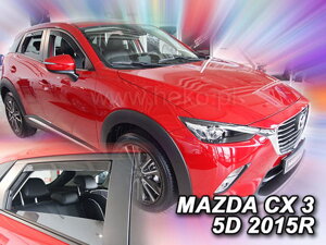 Deflektory okien MAZDA CX – 3  5D  2015R. →(+Zadné)