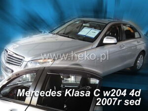 Deflektory okien MERCEDES C  W204  4d  03.2007-2014r. (+Zadné) Sedan