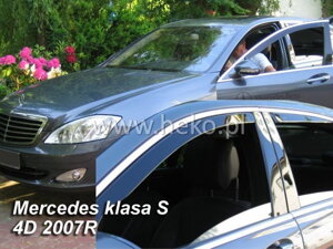 Deflektory okien MERCEDES klasa S  W221  4D  2005-2013r.  (+Zadné)