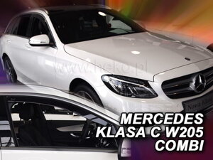 Deflektory okien MERCEDES klasy C  W205  4/5d 2014r →