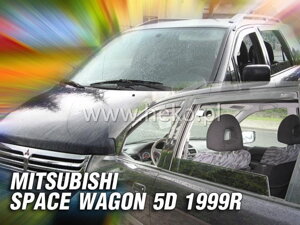 Deflektory okien MITSUBISHI SPACE WAGON 5D 1999 – 2005R (+Zadné)