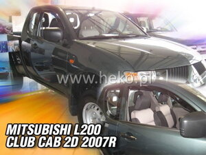 Deflektory okienMITSUBISHI L-200 (Ivgen)2d (club cab) 2006-2017r.