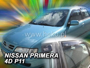 Deflektory okien NISSAN PRIMERA  P 11, 4-dver.  09/1996-2002r. (+zadné) SEDAN