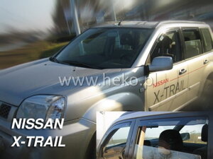 Deflektory okien NISSAN X-TRAIL I  (T30)  5d  2001 – 09.2007r. (+Zadné)