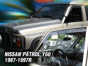 Deflektory okien NISSAN PATROL  GR  Y-60  5d/3-dver. r. 1987 – 1997 (ver. s elektrickým zrkadlom)