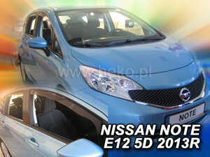 Deflektory okien NISSAN NOTE   II  E12 2013R.→(+Zadné)