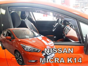 Deflektory okien NISSAN MICRA  K 14, 5d  2017r.→