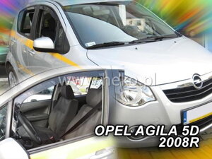 Deflektory okien OPEL AGILA  5d  2008r.→