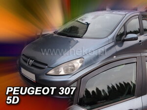 Deflektory okien PEUGEOT 307   5-dver. r. 2001-2008