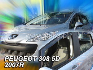 Deflektory okien PEUGEOT 308 I  5D 2007-2013R. HTB