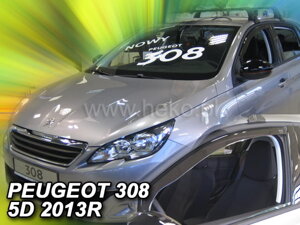 Deflektory okien PEUGEOT 308 II 5D 2013R→HTB/SW