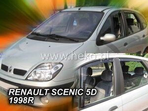 Deflektory okien RENAULT SCENIC  5-dver. r. 1996-2003(+zadné)