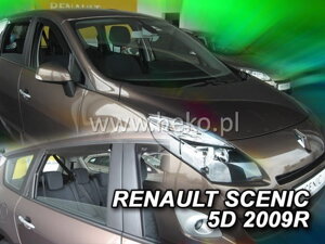 Deflektory okien RENAULT SCENIC III / GRAND 5d  2009-2016r. (+Zadné)