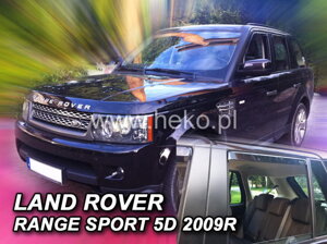 Deflektory okien LAND ROVER RANGE ROVER SPORT I 5-dver. r. 2005-2012  (+zadné)