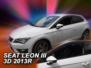 Deflektory okien SEAT LEON  III  3-dver od r. 2013 →