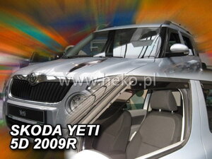 Deflektory okien ŠKODA YETI 5D 2009R.→