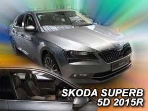 Deflektory okien ŠKODA SUPERB III  5D 2015r.→