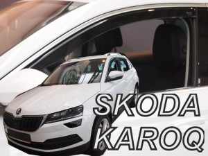 Deflektory okien ŠKODA KAROQ 5D 2017r.→