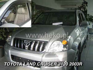 Deflektory okien TOYOTA LAND CRUISER J 120  3d / 5d  2003-2009r.