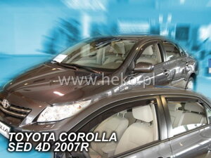 Deflektory okien TOYOTA COROLLA  E14/15 4d  03.2007-2013