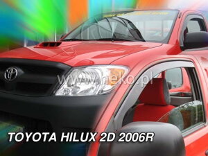 Deflektory okien TOYOTA HILUX  VII  2D 2006-2015R.