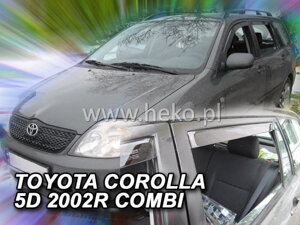 Deflektory okien TOYOTA COROLLA  E12,  5d  2002- 03.2007r. (+Zadné) combi