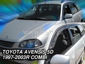 Deflektory okien TOYOTA AVENSIS  I     T22 5d 1997r.-2003r. COMBI (+Zadné)