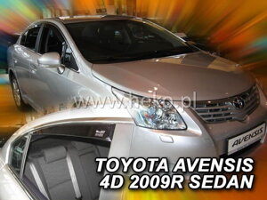 Deflektory okien TOYOTA AVENSIS  III    T27 4d  2009r.→SEDAN (+Zadné)