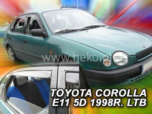 Deflektory okien TOYOTA COROLLA  E 11   5d  07/1997r.-2001r.  (+zadné) HTB