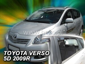 Deflektory okien TOYOTA VERSO 5D 2009R.→(+Zadné)