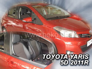 Deflektory okien TOYOTA YARS   III (XP130) 5d 09/2011r.→