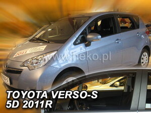 Deflektory okien TOYOTA VERSO-S  5D 2011R.→