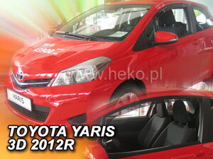 Deflektory okien TOYOTA YARIS  III (XP130) 3d 09/2011r.→