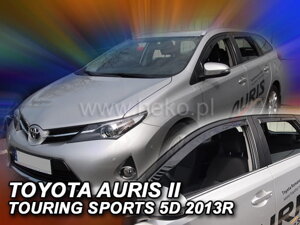 Deflektory okien TOYOTA AURIS II 5D 2013R. → (+Zadné) SPORTS TOURING