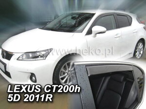 Deflektory okien LEXUS  CT 200H  5D 2011R. →(+zadné 2ks)