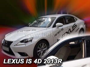 Deflektory okien LEXUS  IS  III    4D 2013R→