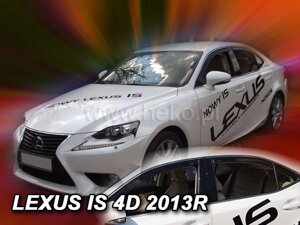 Deflektory okien LEXUS  IS  III    4D 2013R→(+zadné 2ks)