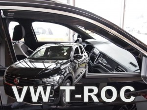Deflektory okien VW T-Roc 5d 2017r.→ (predné)