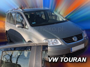 Deflektory okien VW TOURAN  I / II  5d  03/2003-2015r. (+Zadné)