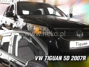 Deflektory okien VW TIGUAN     I  5d 2007-2015r.→ (+Zadné)