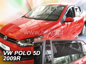 Deflektory okien VW POLO  5d  (V gen) 2009-2017r (+Zadné)