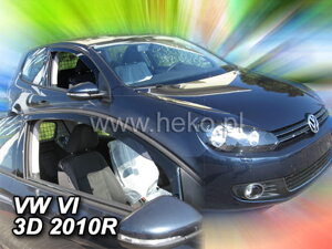 Deflektory okien VW GOLF VI  3d od 2009r.→