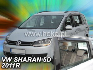 Deflektory okien VW SHARAN od 10/2010 → (+Zadné)