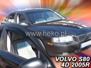 Deflektory okien VOLVO S80  I  4d r. 1998-2006