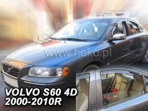 Deflektory okien VOLVO S60 4d 2000- 2010r.(+Zadné)