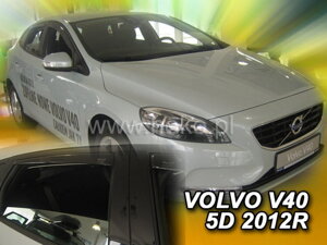 Deflektory okien VOLVO V40  5d  2012r. → (+Zadné)