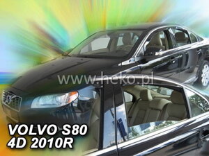 Deflektory okien VOLVO S80  II 4d od r.  2006 → (+Zadné)